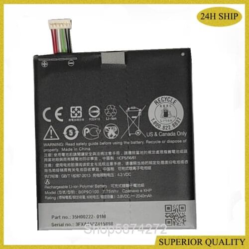 Mobile Cell Phone Replacement Battery for HTC Desire 612 D610 D610n D610t 610 B0P9O100 BOP9O100 2040mAh Batteries Batter
