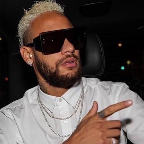 Vintage Rectangle Sunglasses Men Brand Design Sun Glasses Wide frame Gradient Lens Women Square Shades UV400 Outdoor Driving