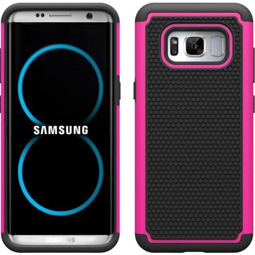 Heavy Duty Hybrid Tough Armor Case Dual Layer Silicone TPU&PC Shockproof Anti Slip Cover For Samsung Galaxy S8/Galaxy S8 Plus