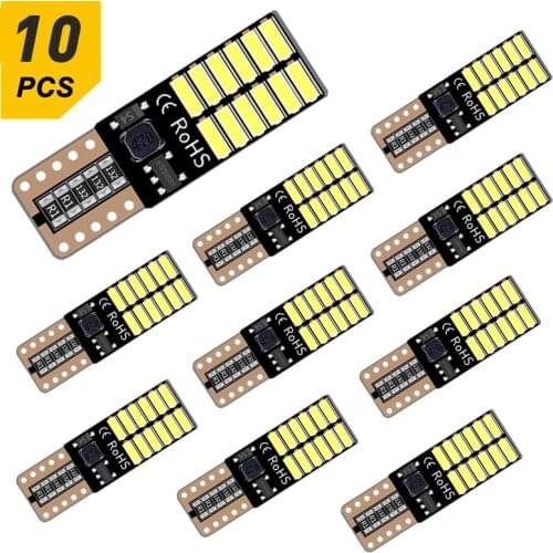 T10 W5W CANBUS Led Bulb 194 168 Car Interior Light For SEAT Leon 1 2 3 MK3 FR Cordoba Ibiza Arosa Alhambra Altea Exeo Toledo