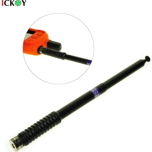 Long Range Extendable 118cm Telescopic Antenna for Garmin Alpha 100 200 50 Astro 320 220 430 Alpha100 Handheld GPS (Black)