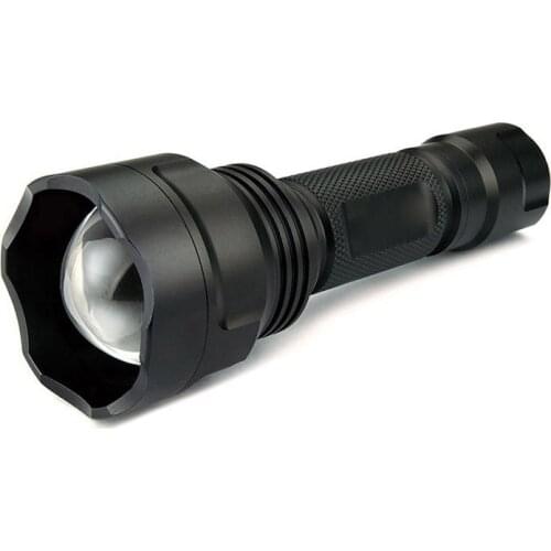 UF-1505 Zoomable Flashlight Cree XP-L HI V3-1A LED 7135x12 7135x8 8mode Torch Light For Camping hiking Fishing