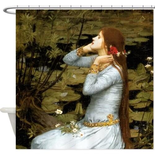 Waterhouse Ophelia Shower Curtain Decorative Polyester