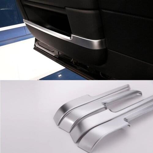 4pcs For Land rover Range Rover Vogue L405 Car-Styling ABS Chrome Interior Door Decoration Strips Trim Accessories Sticker New