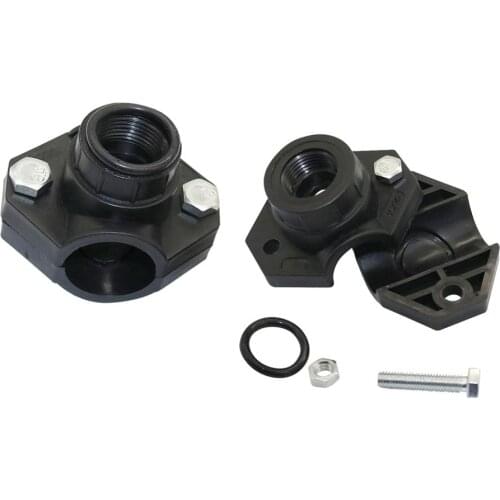 5 Pcs DN32/DN25 Pipe Clamp 1/2" 3/4" Female Thread Garden Agriculture Irrigation Water Pipe Connection Fittings Pipe Saddle Clip