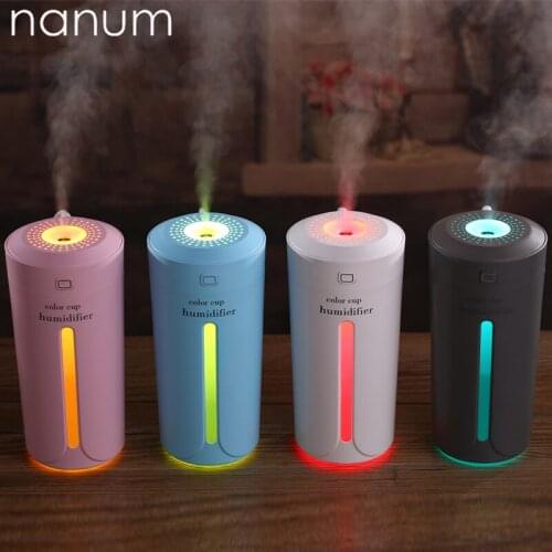 Aroma Essential Oil Diffuser Mini Ultrasonic Colorful Light Cup Humidifier Purifier LED USB Car Air Freshener Mist Maker