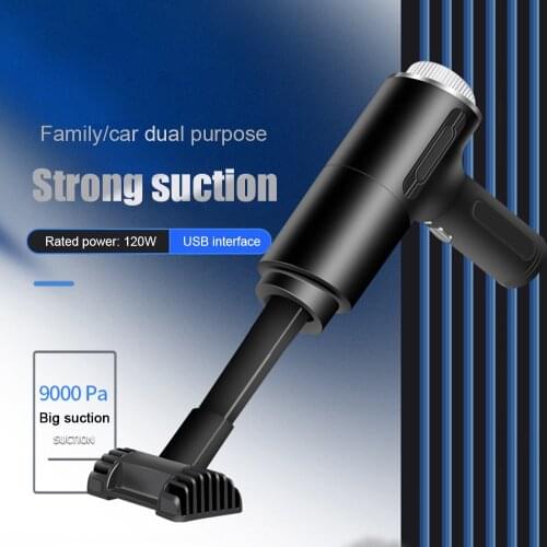 9000Pa Wireless Car Vacuum Cleaner Powerful Suction Cordless Handheld Car Home Cleaner Mini Wet/Dry Dual-Use Vacuum Cleaner