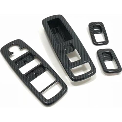 For Jeep Grand Cherokee 2011-2018 Interior Lift Door Window Switch Cover Trim Car Styling Accessories ABS Chrome Sticker