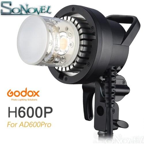In Stock Godox H600P Flash Head Bowens Mount Off-flash Handheld Extension Head for Godox WITSTRO AD600Pro AD600 Pro Flash Strobe