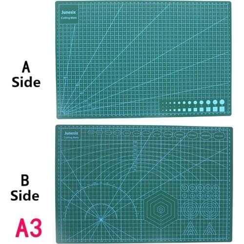 Cutting Mats A3 Grid Double-sided Plate Design Engraving Model Mediated Knife Scale Cut Cardboard School Office Supply DIY Tool
