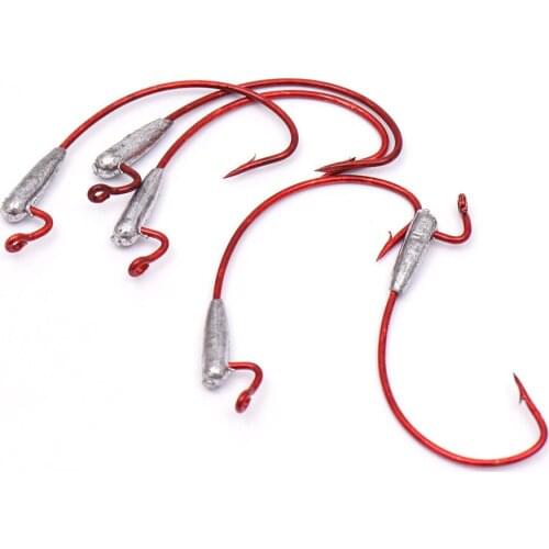 50pcs/lot Lead Jig Head Fishing Hooks 2/3.5g Offset Mini Hook Carp Accessories Stainless Steel Hamecon Carbone Winter Ice Tackle