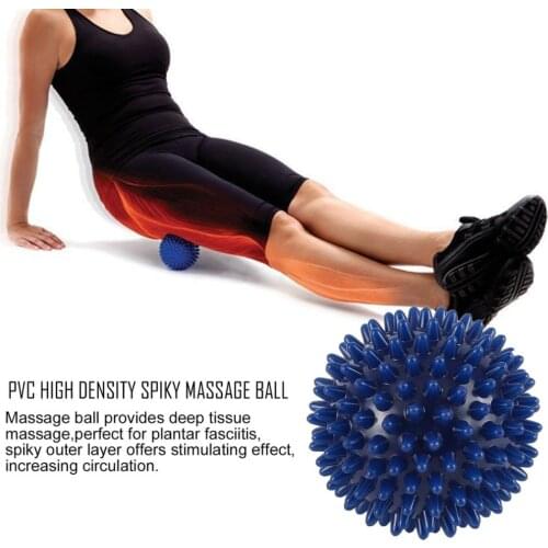 Trigger Point Sport Fitness Hand Foot Pain Relief Plantar Reliever Hedgehog Durable PVC Spiky Massage Ball