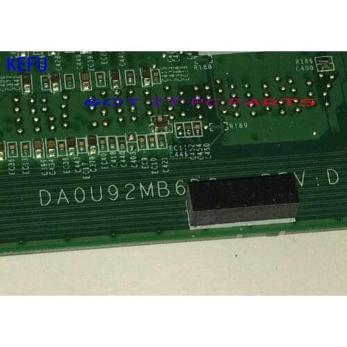 KEFU AVAILABLE +WORKING 737140-501 DA0U92MB6D0 REV : D Laptop Motherboard For HP Pavilion 15-N NOTEBOOK PC