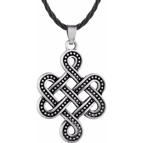Nostalgia One Piece Irish Eternal Knot Punk Jewelry Pendants Necklaces Bijoux Femme Dropshipping Suppliers China