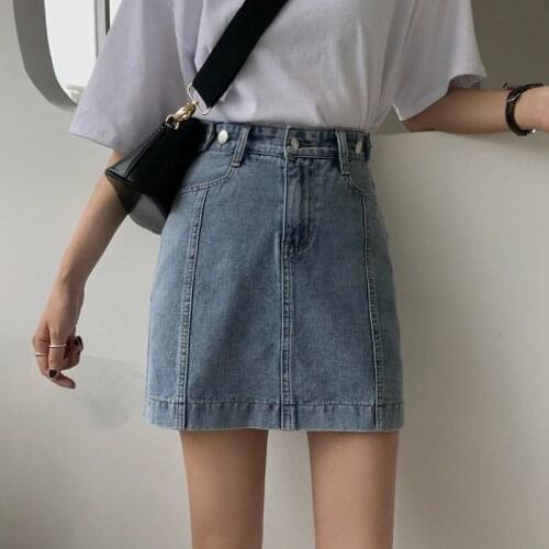 Roslight Denim Skirts For Women