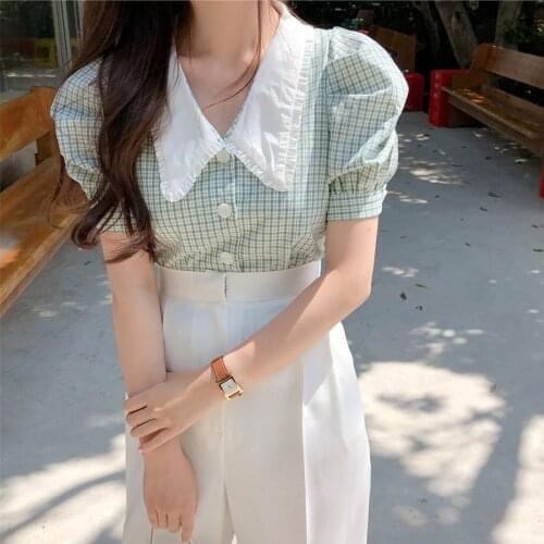 New spring Vintage solid Shirt female Oversize Tops Women Long sleeve Girls Blouse Summer New Women Blouses femme Blusas