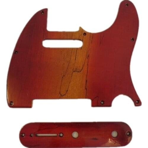 1PCS Hand made maple wood Guitar Tele Telecaster Control Plate #4217