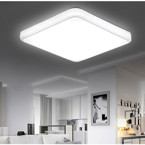 LED Ceiling Lamp Home Modern Panel Light Natural White Warm Cold White Round Square Ceiling Lights Living Room Bedroom Kitchen