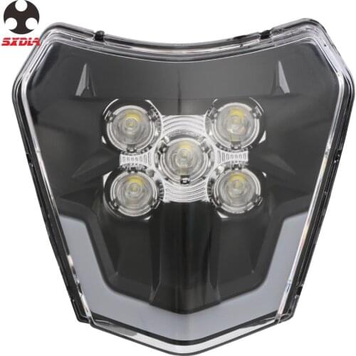 Universal Motorcycle LED Headlights Headlamp Lamp Light Wick For KTM EXC XC XCF XCW XCFW TE TC FE 125 250 300 350 400 450 500
