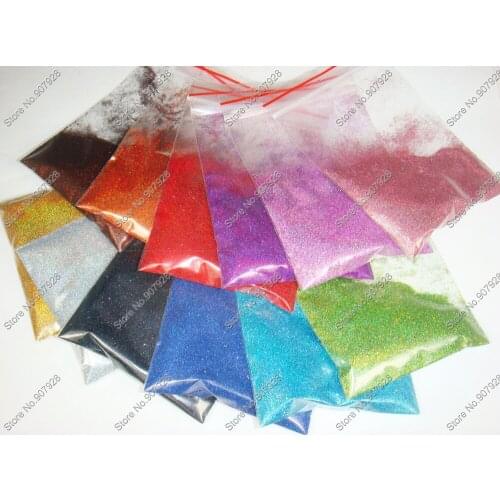 120gram(=12Holographic Laser Colors)1/256"(0.1MM)004 Shining Nail Glitter Dust Powder for Nail Art DIY decoration&Glitter Craft