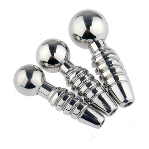 3 Size Choose Stainless Steel Penis Plug Hollow Urethral Plug Catheter Urethral Dilators Adult Sex Toys For Men Sounding Wand