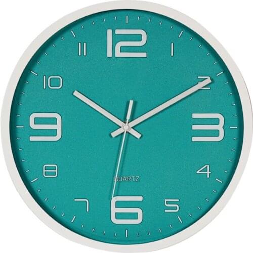 3D word clocks European and American fashion simple clock casual mute quartz clock creative wall clock