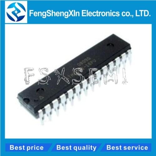 5pcs/lot ATMEGA8 ATMEGA8-16PU DIP-28 8-bit with 8K Bytes In-System Programmable Flash