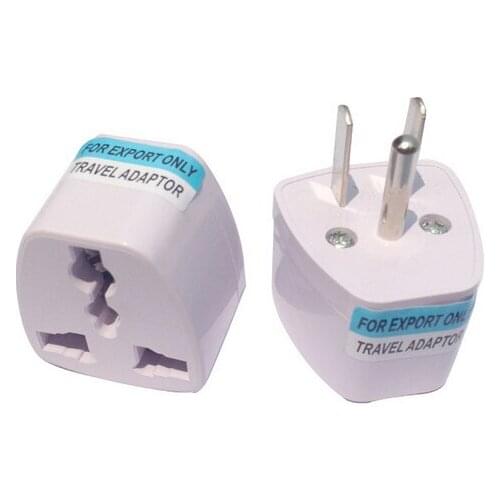 AU UK EU to US AC Power Plug Adaptor Converter Outlet Home Travel Wall 3pin--mb new