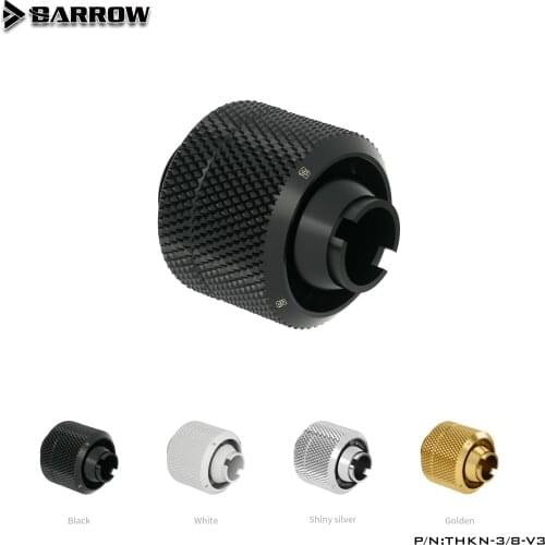BARROW Fitting use for Inside Diameter 10mm + Outside Diameter 16mm Soft Pipes 3/8''ID + 5/8"OD Soft Tube G1/4'' Hose Fittings