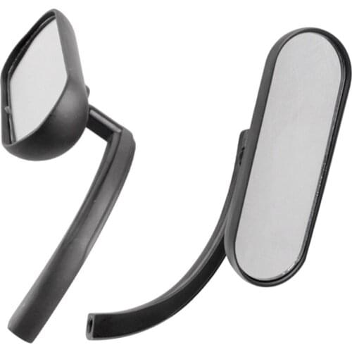 Motorcycle Rearview Rear View Wing Side Mirrors Fits For Harley-Davidson Cruiser Chopper Models Most 8mm & 10mm