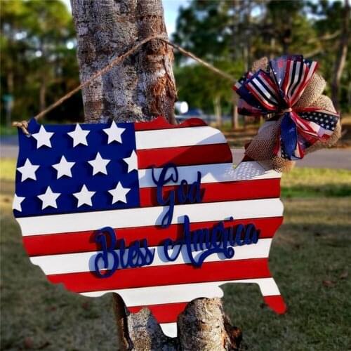 America Flag Decorative Board