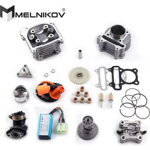 GY6 50 80 100 137QMA QMB139 4T CYLINDER KIT Head A9 Camshaft Rollers Racing CDI Oil Gear Rings Arms