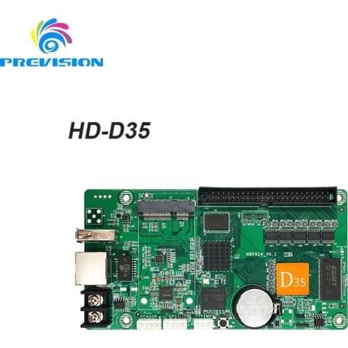 HD-D35 is Asynchronous led Video Full Color LED Controller Card for led display Door lintel full color, taxi roof, bus AD screen