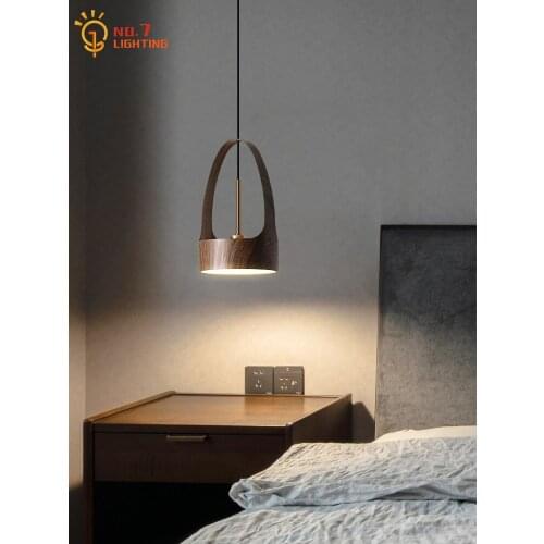 Chinese Simple Modern Pendant Lights Iron Art Bedside Led Room Decoration Lights Bedroom Restaurant Background Kitchen Bar Study