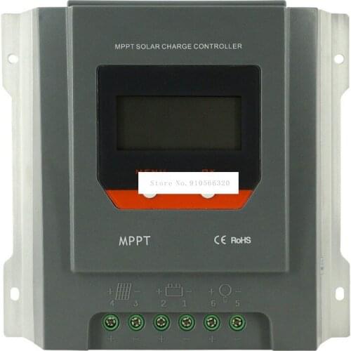 Solar Charge Controller 12V/24V Auto Solar Panel Battery Charge Regulator LCD Display Real-time Energy Statistic MT3075