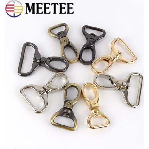 10/20pcs Bag Buckles Metal Handbag Strap Swivel Clasp Lobster Keychain Clip Buckle Trigger Snap Hook Bag Hanger DIY Hardware