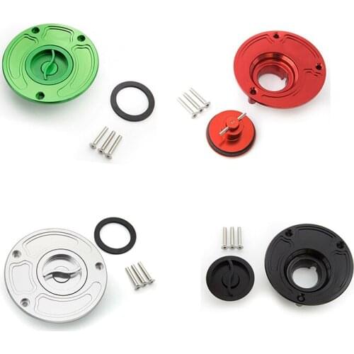 Motorcycle Tank Fuel Gas Cap Cover For Kawasaki ZXR-250 ZX-9 GPZ250 ZX-11C GTR1000 ZG1000 CONCOURS ZX-11