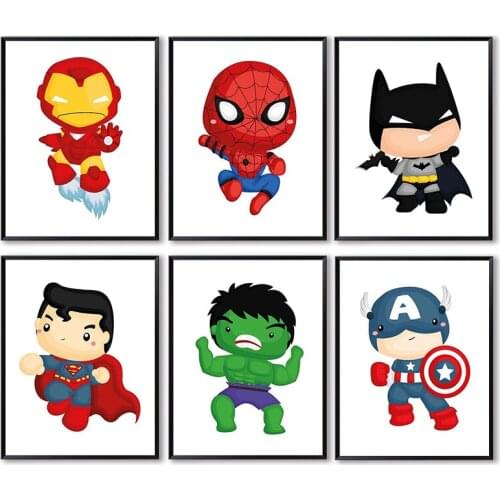 Superhero Marvel Full Diamond Embroidery Diamond Painting Diamond Mosaic Cross Stitch Kits Home Decor