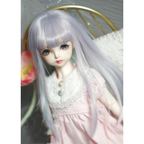 BJD doll wig suitable for 1/3 1/4 1/6 size high temperature silk long straight hair wig doll accessories