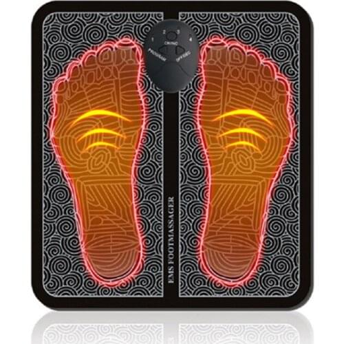 Low frequency pulse foot care pad intelligent massage relaxation pedicure device lightweight portable body therapy machine mat