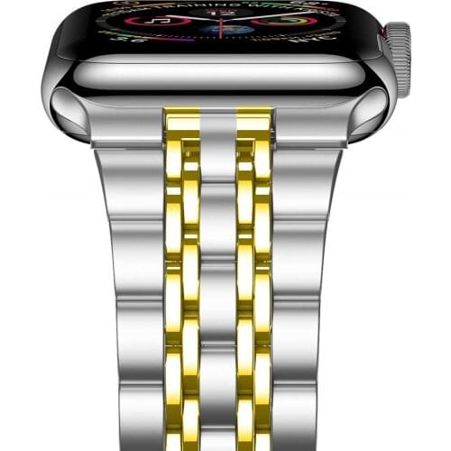 Watchband for apple watch armband series 5 4 44mm 40mm band Stainless Steel link bracelet for iwatch 1/2/3 38mm 42mm wrist strap