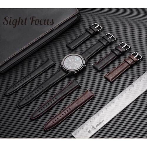 20 22mm Watchbands for Huawei GT Strap GT 2 Watch Band Straps Smart Watch Wristband Wrist Strap Calfskin Bracelet Correa Reloj