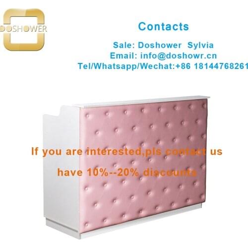 Bar front desk with nail customer chair for salon reception desk modern