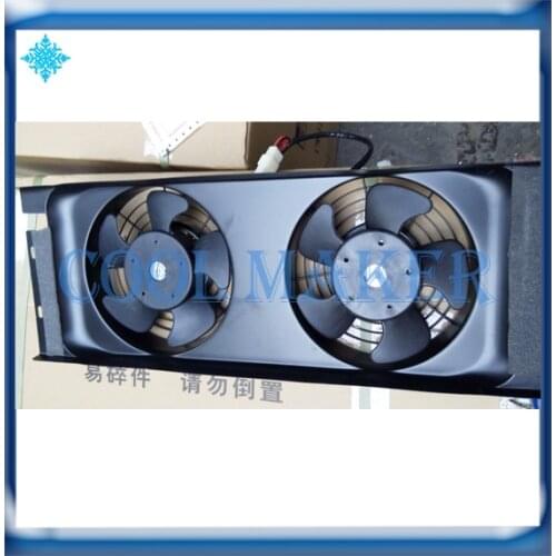 Construction vehicle air conditioner electronic cooling radiator condenser fan