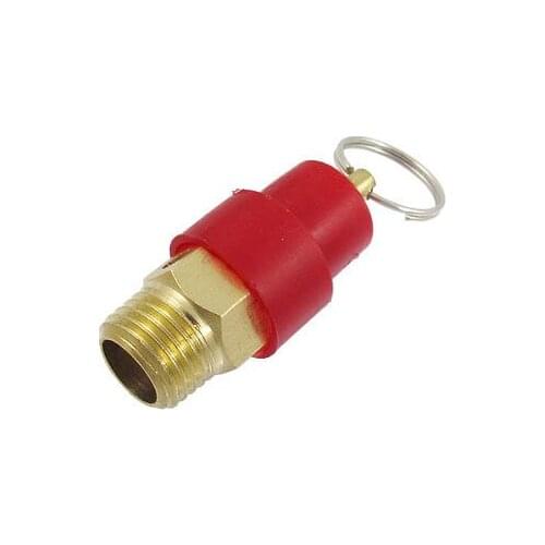 Air Compressor Red Plastic Head Safety Pressure Relief Valve