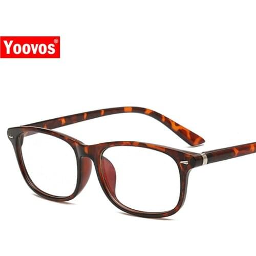 Yoovos 2021 Glasses Frame Women Square Glasses Women Luxury Computer Eyeglasses For Women/Men Brand Designer Lentes De Mujer