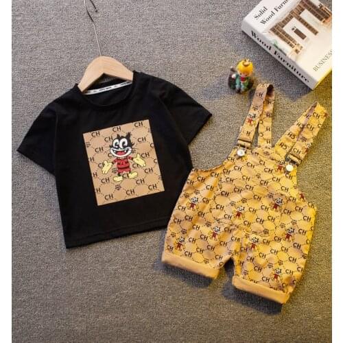 0-5 Years Summer Boy Clothing Set 2021 New Casual Fashion Active Sport T-shirt+ Pant Kid Children Baby Toddler Boy Clothing