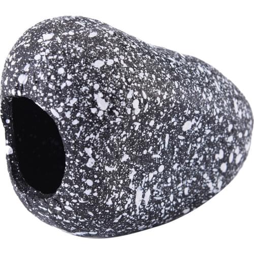 1PC Aquarium Cichlid Stone Ceramics Rock Cave Aquarium Fish Tank Pond Shrimp Breeding Ornament Accessory Decorative Marbles Hot