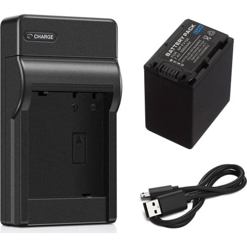 Battery Pack + USB Charger for Sony NP-FV30, NP-FV50, NP-FV50A, NP-FV70, NP-FV70A, NP-FV100, NP-FV100A InfoLithium V Series