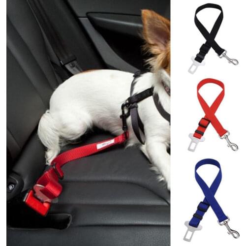 Pet Dog Auto Seat Belt Safety Adjustable Clip for Car Travel Vehicle Safe Puppy